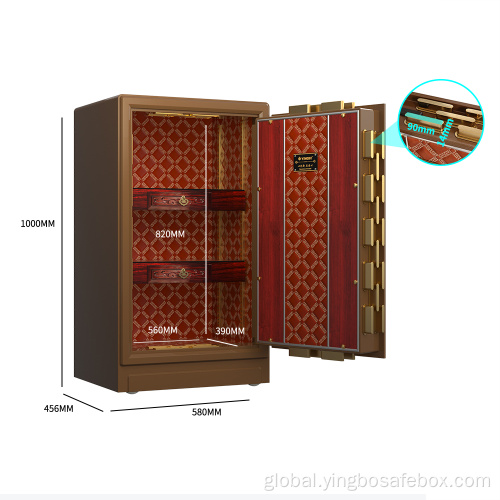 Single Door Safe Box luxury Interior jewelry hidden safe box bank Manufactory